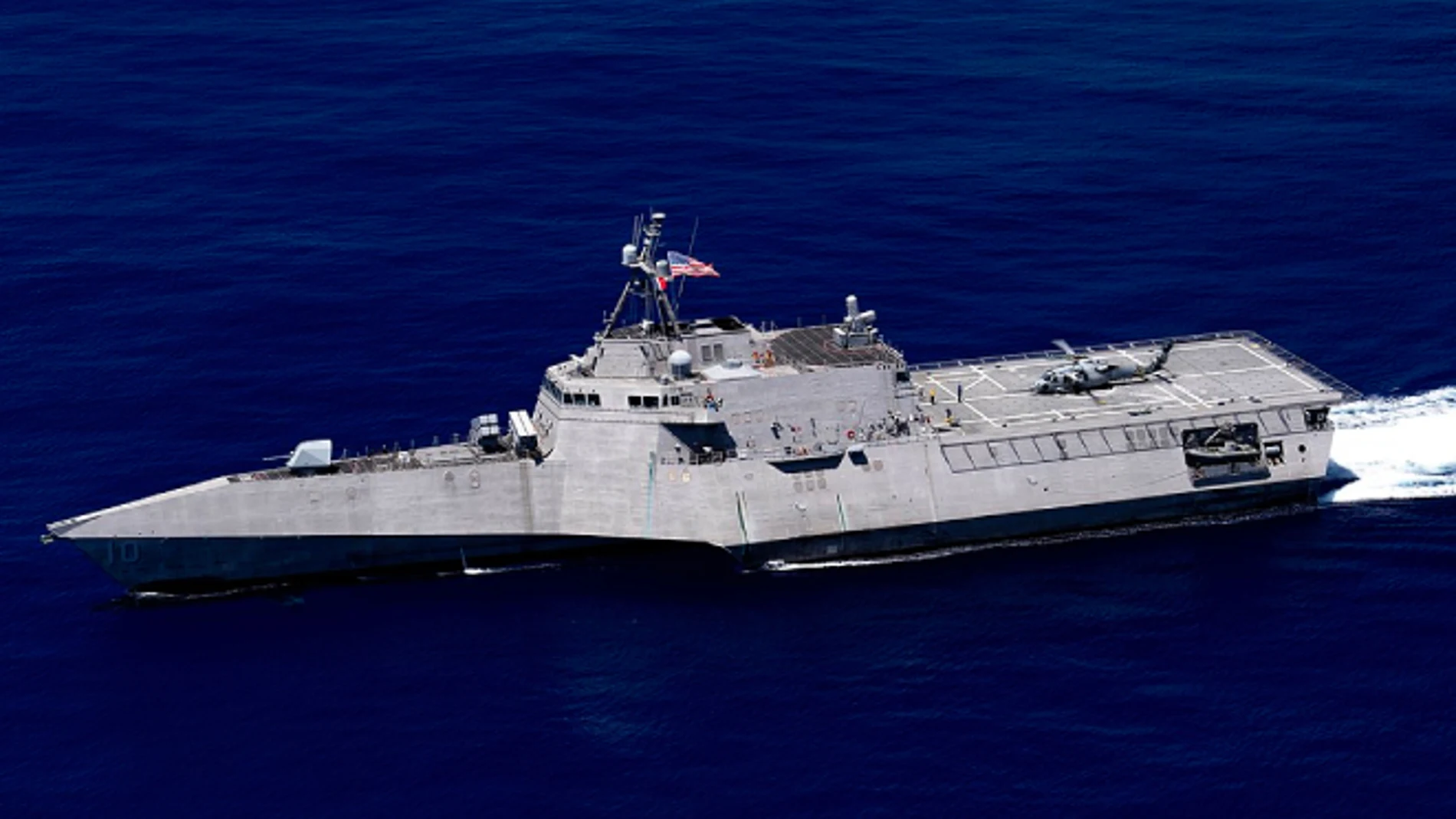 El nuevo buque de guerra de EE.UU. con triple casco que puede cazar submarinos a 8.000 km de su base.