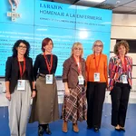 Ana Soria, Gema González, Mª Dolores Pérez, Julia Ruiz y Nerea Elizondo