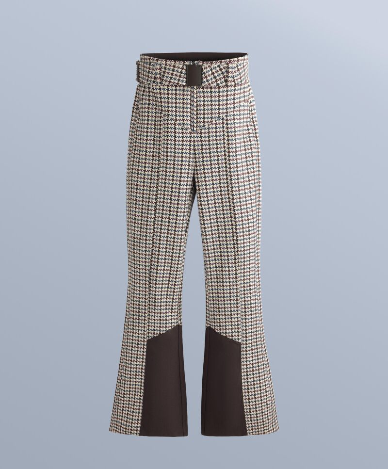 Pantalones estampados.