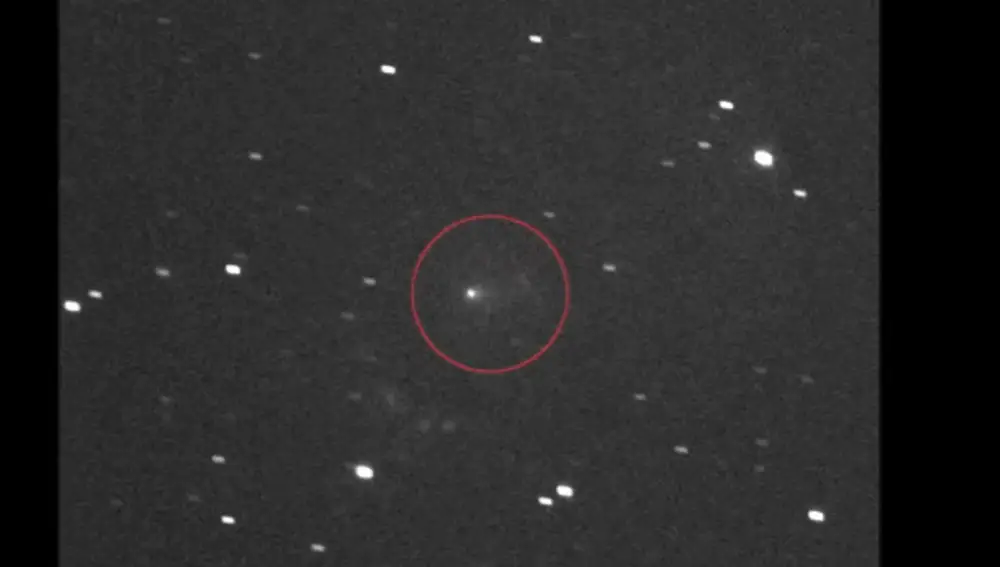 Imagen del cometa 3I/ATLAS