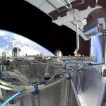 Imagen de un satélite Starshield.