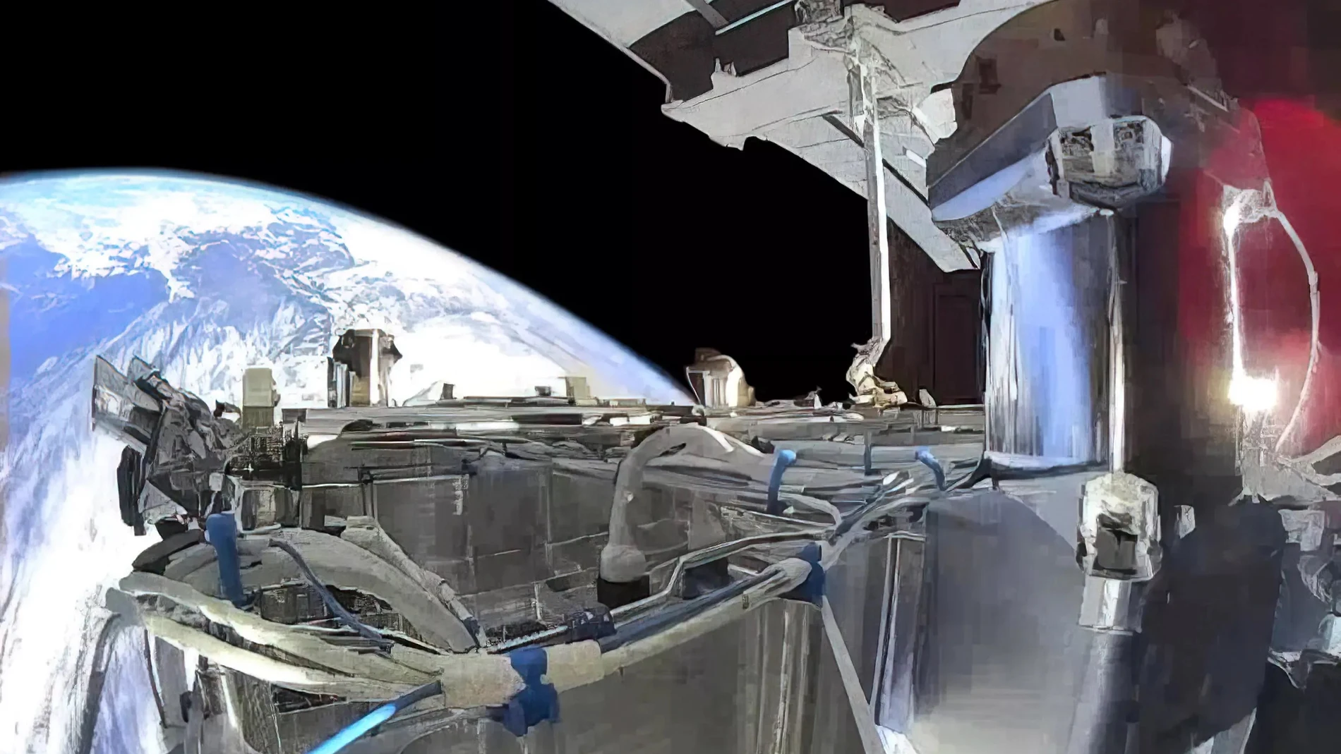 Imagen de un satélite Starshield.