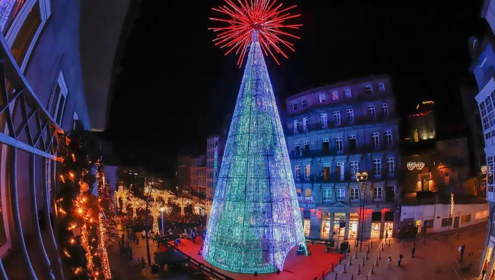 Árbol de Navidad, Vigo 2025