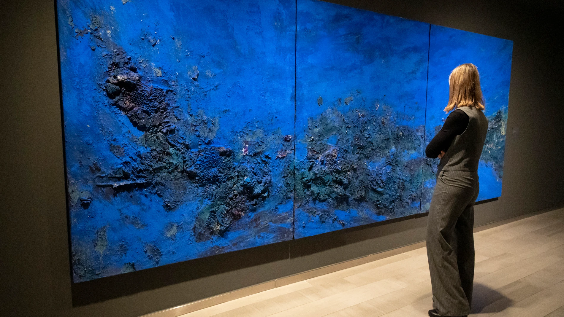 Una de las obras de la artista Cristina Babiloni, en Fundación Bancaja