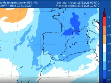 Llegauna masa de aire muy fría para la época del año en nuestras latitudes: Llegauna masa de aire muy fría para la época del año en nuestras latitudes: