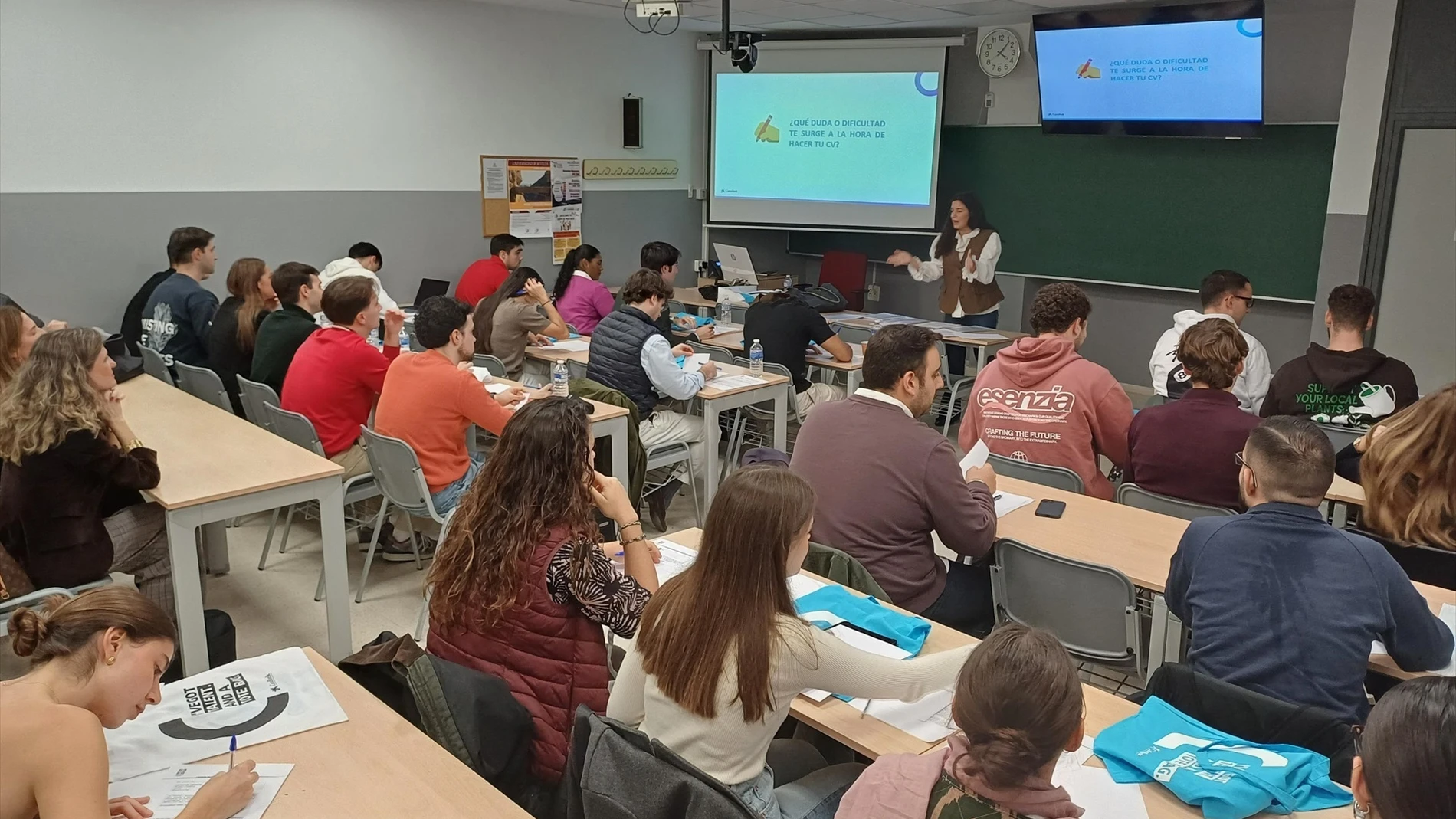 Participantes en el programa 'CaixaBank Talent Tour', destinado a universitarios.