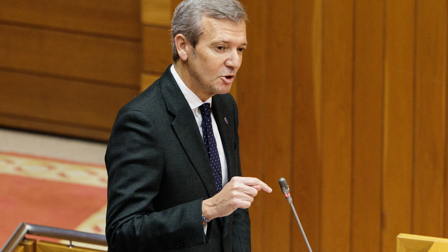 Rueda, hoy, en el Parlamento