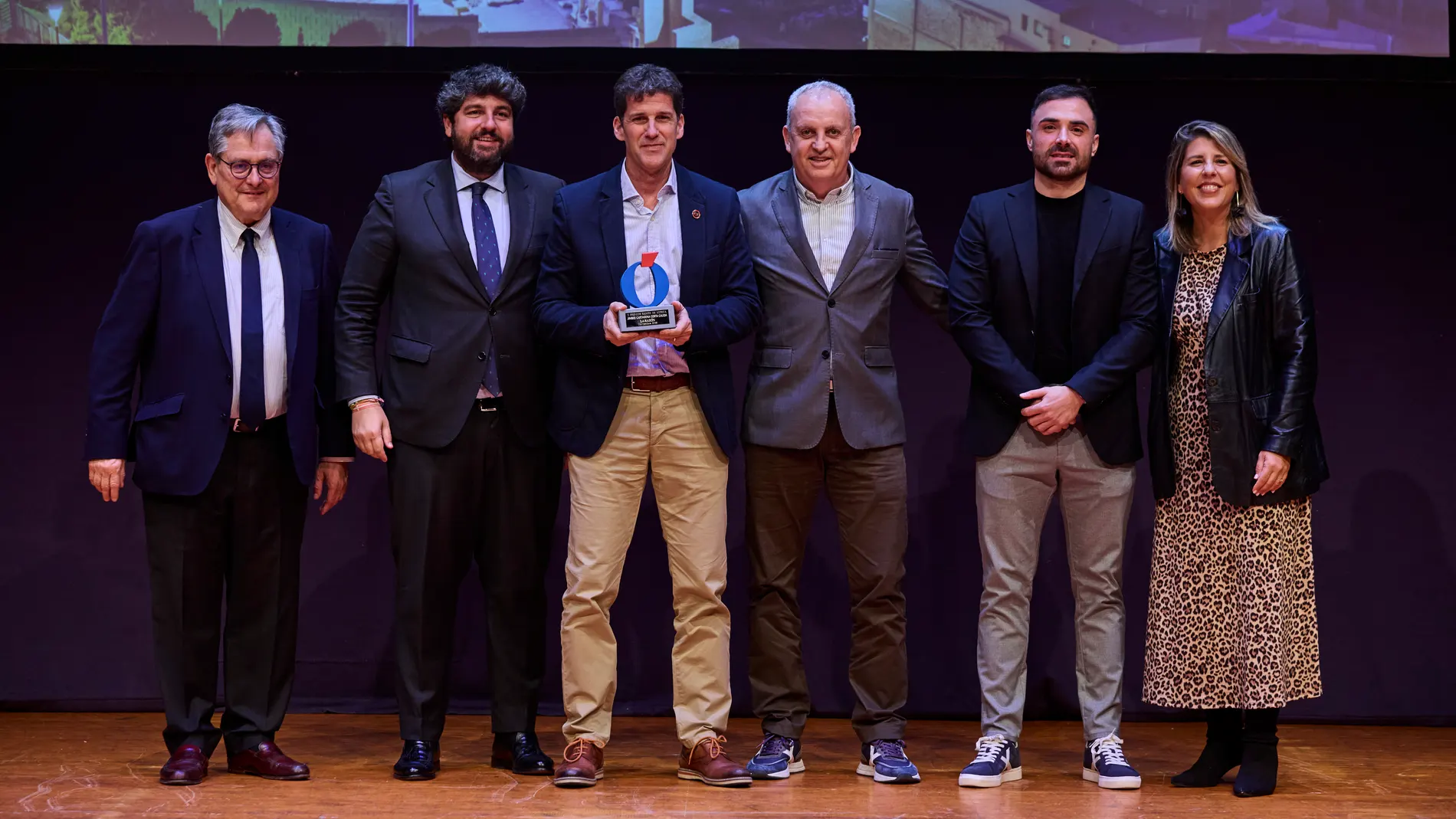 Marhuenda, López Miras, Duda, Roberto J. Sánchez, Chemi y Noelia Arroyo