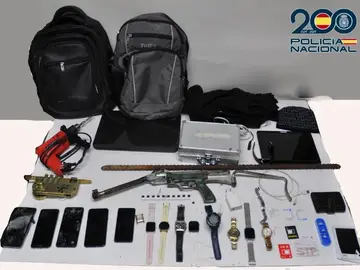 Material sustraído Material sustraído