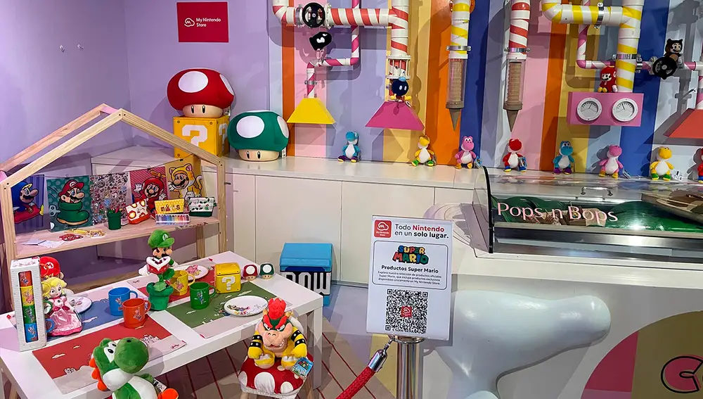 El Sweet Space Museum se puso de gala para recibir a Mario