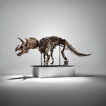 Un esqueleto de tricerátops se vende por 5,3 millones en una subasta en Nueva York