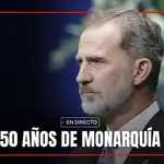 Última hora de los actos por el 50 aniversario de la monarquía, en directo: homenajes y reacciones