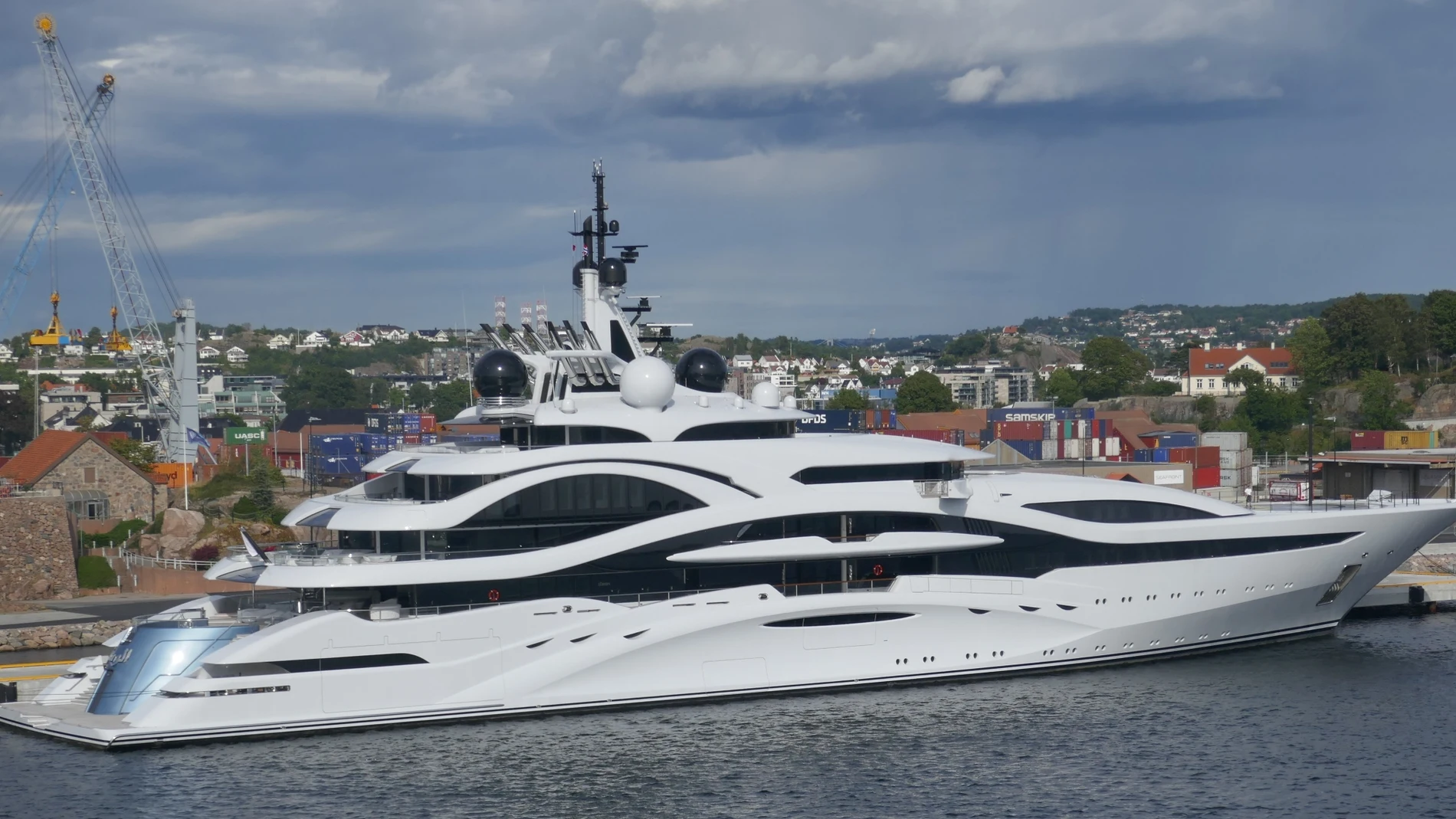 Imagen de archivo del yate.