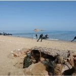 Un momento de las maniobras conjuntas