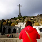 Una imagen reciente de la explanada ante la Basílica de la Santa Cruz del Valle de los Caídos