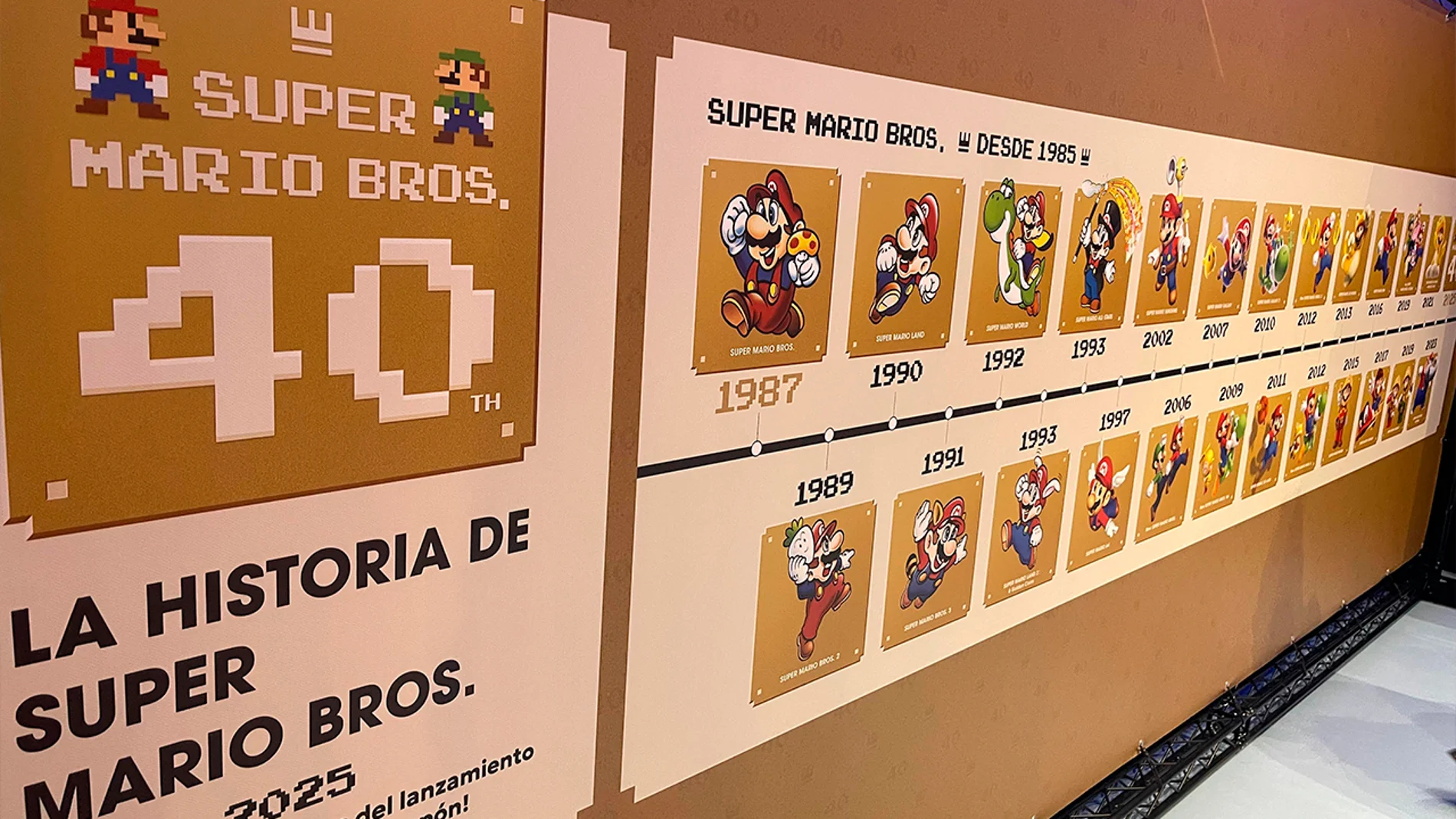 Así ha homenajeado Nintendo en España a Super Mario Bros. por su 40 aniversario
