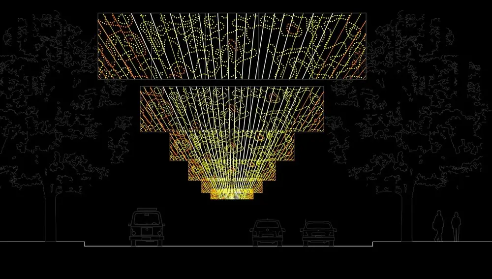 Iluminación de la calle Goya