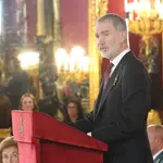 Sus majestades los reyes Don Felipe VI, junto a Doña Letizia y Sus Altezas Reales la Princesa de Asturias y la