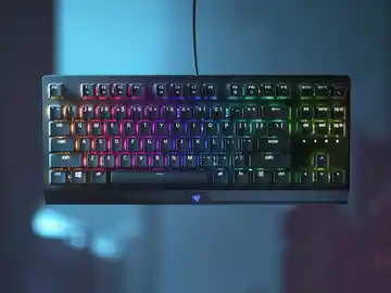 Este teclado tiene switches mecánicos amarillos Razer Este teclado tiene switches mecánicos amarillos Razer