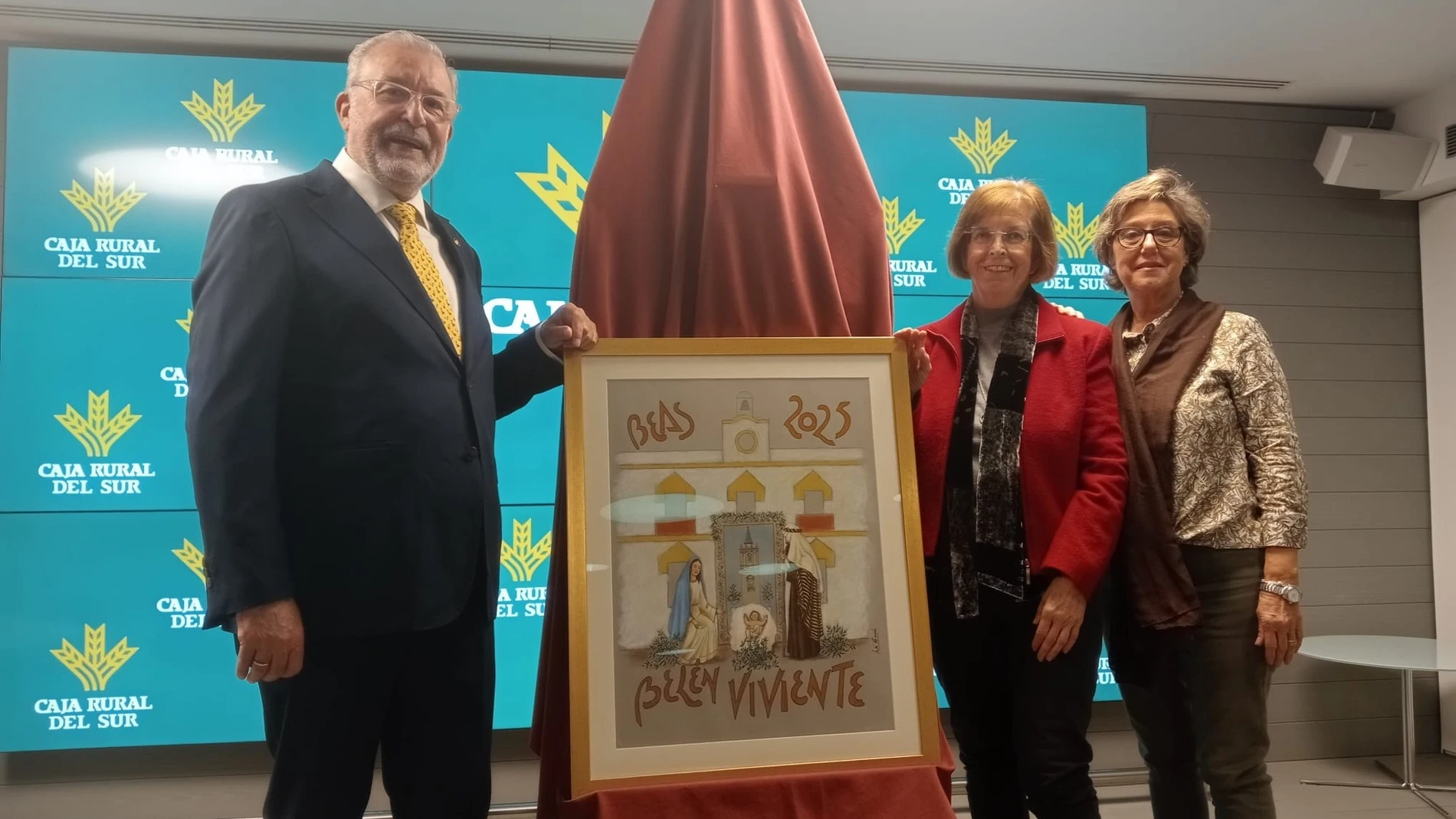 La presentación del primer belén viviente en Beas (Huelva).REMITIDA / HANDOUT por FUNDACIÓN CAJA RURALFotografía remitida a medios de comunicación exclusivamente para ilustrar la noticia a la que hace referencia la imagen, y citando la procedencia de la imagen en la firma22/11/2025