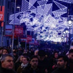 Encendido de las luces de Navidad en Barcelona
