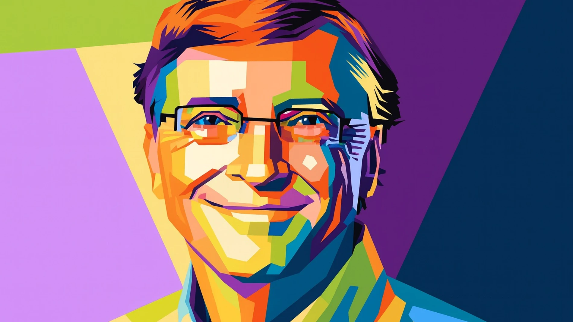 Bill Gates, mosaico
