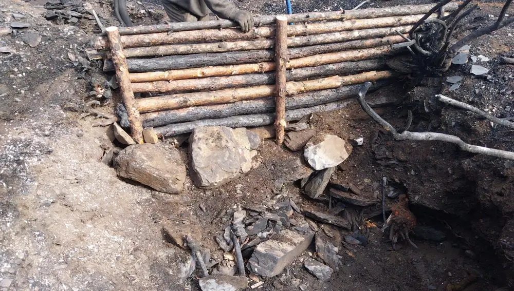 Actuaciones realizadas en las zonas de los incendios forestales