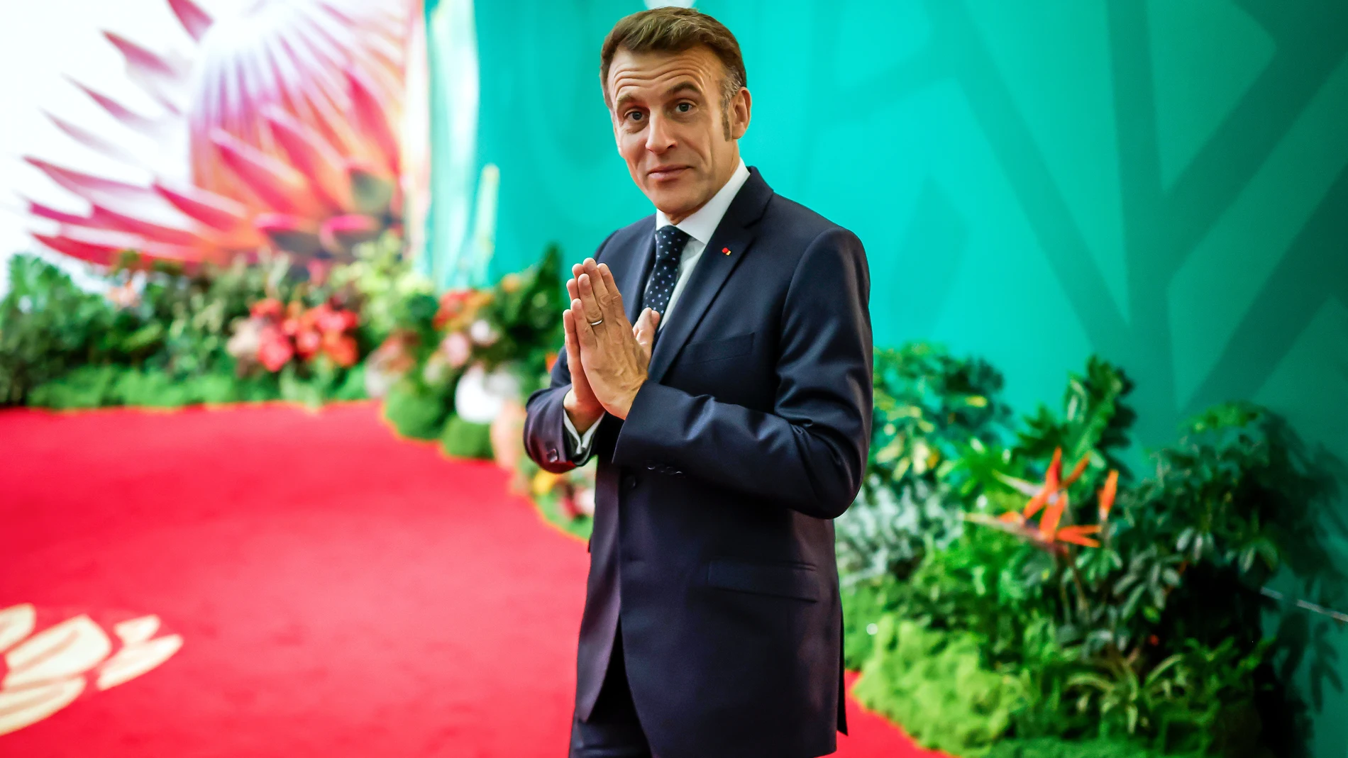 El presidente francés Emmanuel Macron
