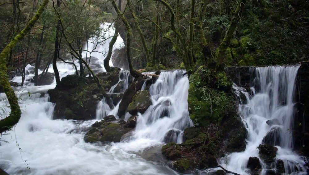 Una de las cascadas.