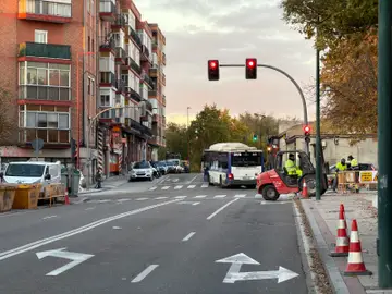 Obras en el Paseo de Juan Carlos I de Valladolid Obras en el Paseo de Juan Carlos I de Valladolid