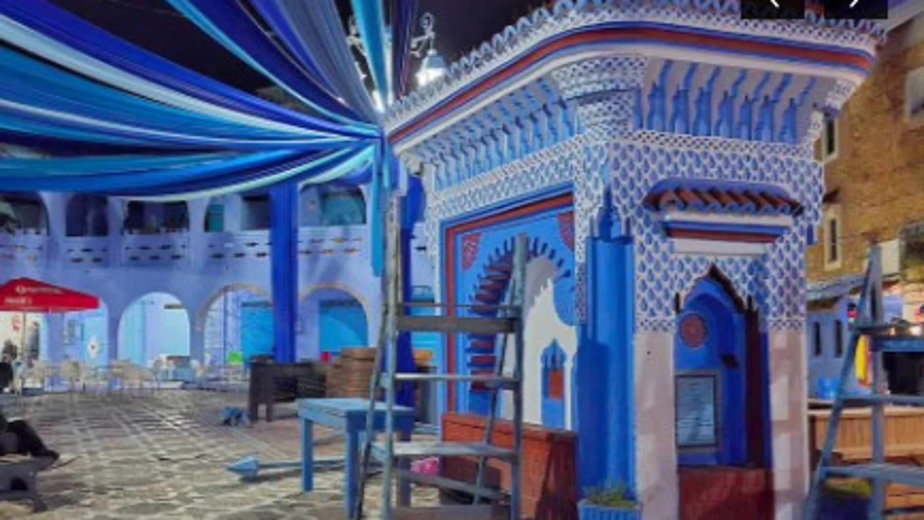 Uno de los escenariosdonde se ha rodado la película