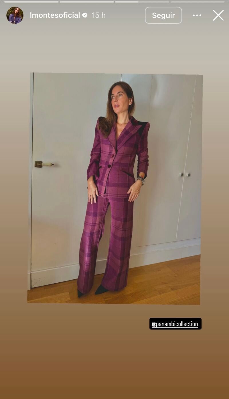 Lourdes Montes en un bautizo.