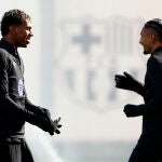 Entrenamiento del FC Barcelona