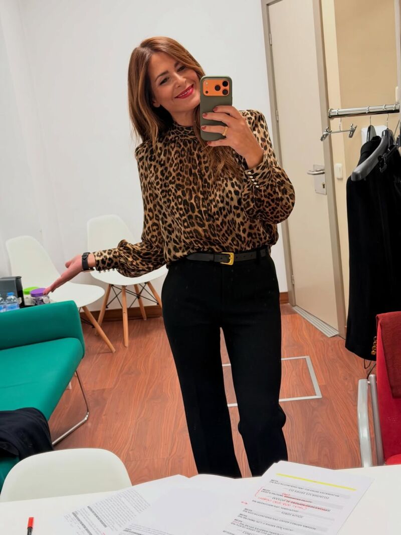 El look de Nuria Roca.