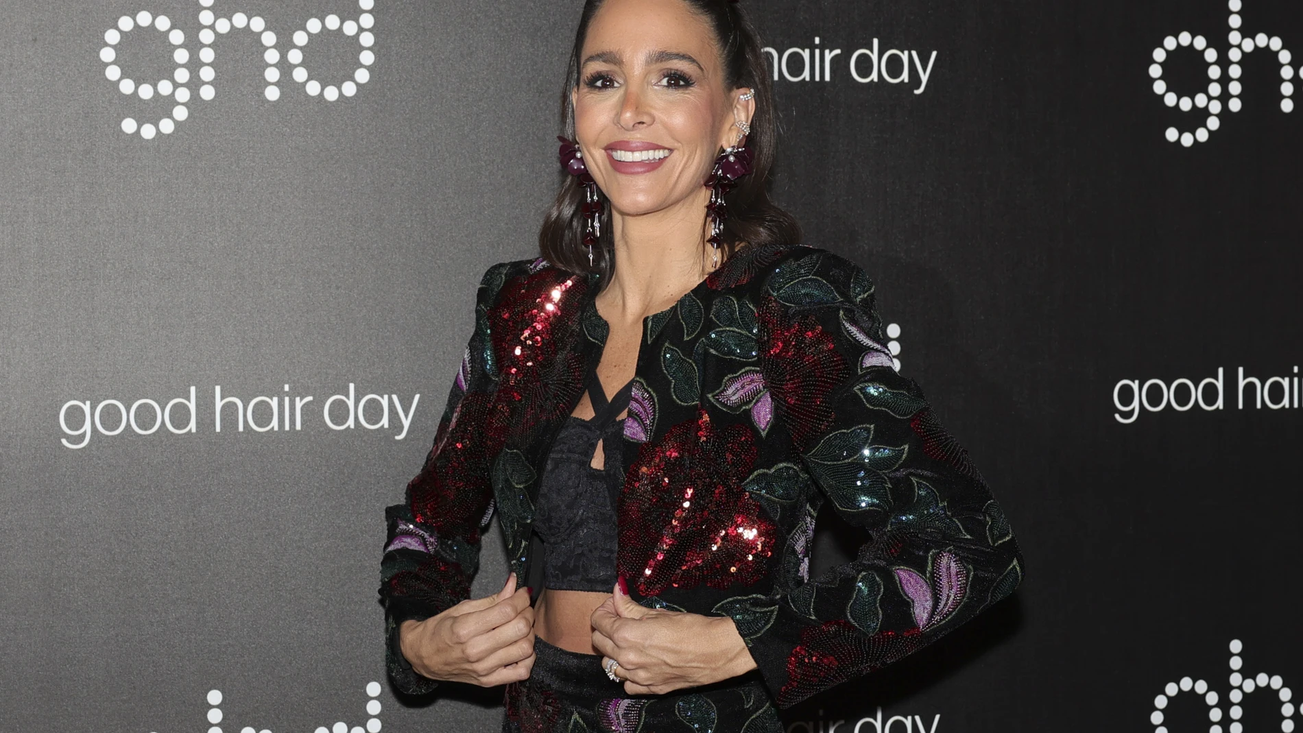 El look navideño de Rocío Osorno.