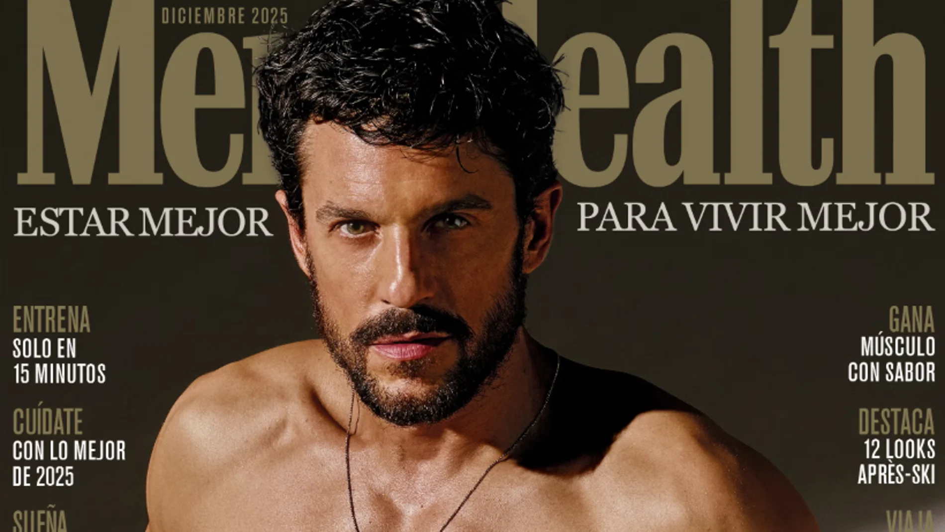 Alejo Sauras en la portada de "Men's Health"