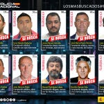 Un asesino, conocidos narcos y violadores: La Polic&iacute;a pide ayuda para detener a 10 fugados