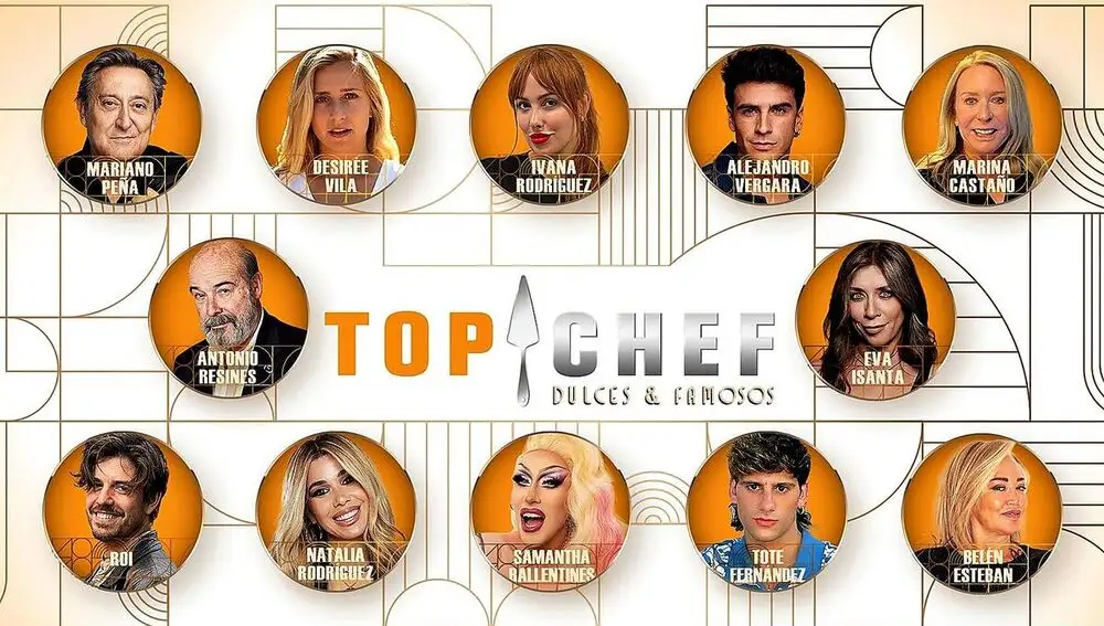 El elenco de vips de Top Chef