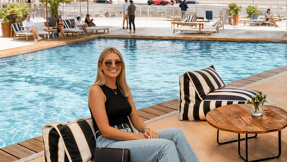 “El Mirador” es un oasis inspirado en los clubes de playa mediterráneos