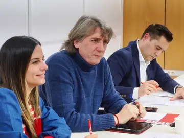 Carlos Martínez junto a Daniel de la Rosa y Nuria Rubio Carlos Martínez junto a Daniel de la Rosa y Nuria Rubio