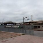 Entrada a la estación de tren de Miranda de Ebro