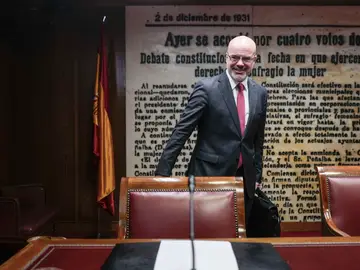 El delegado del Gobierno en Madrid comparece en la comisión del Senado sobre el caso Koldo MADRID, 24/11/2025.- El delegado del Gobierno en Madrid, Francisco Martín Aguirre, comparece este lunes en la comisión del Senado sobre el caso Koldo. EFE/ Borja Sánchez-Trillo