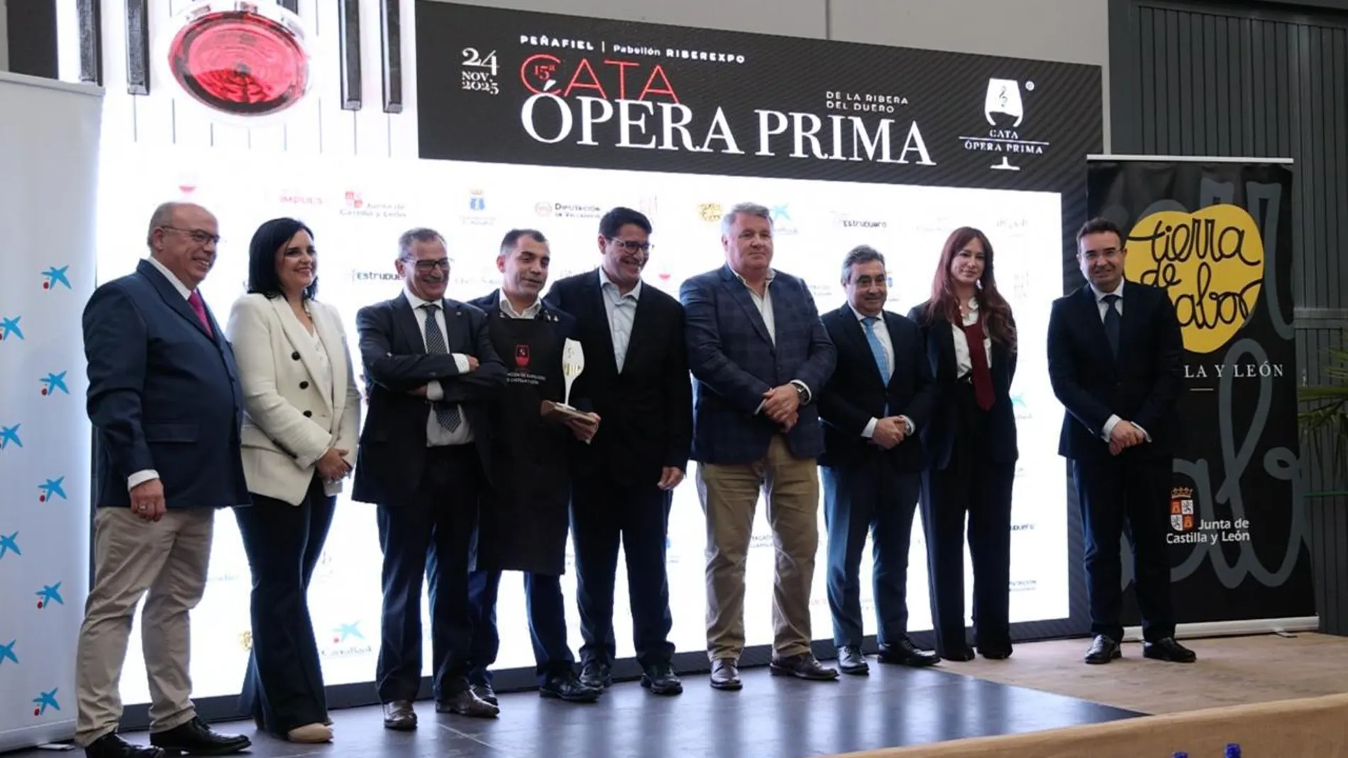 Presentación de la cata Ópera Prima en Peñafiel