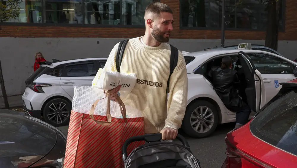 David Rodríguez en el cumpleaños de su hija