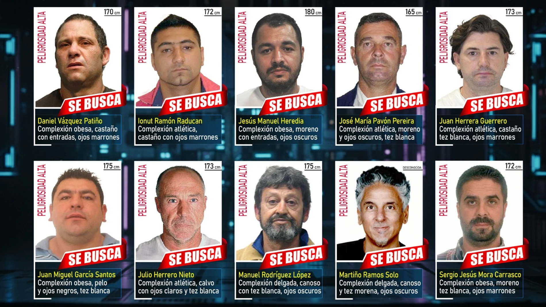 El salmantino Julio Herrera Nieto, entre los diez fugitivos más buscados por la Policía en España