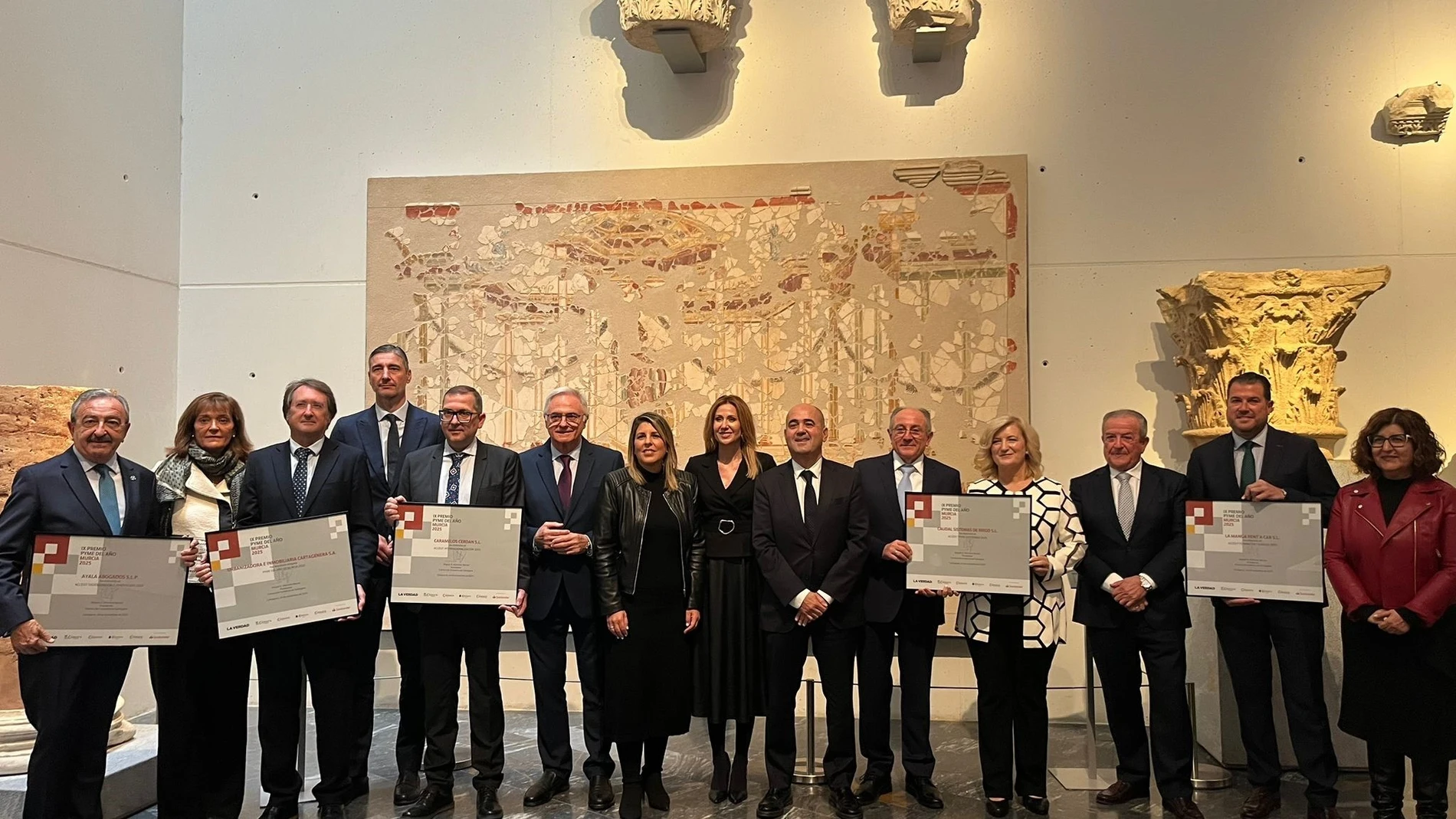 Entrega de los IX Premios Pyme del Año 2025, celebrada en el Museo del Teatro Romano de Cartagena Carme Ripollés / Europa Press 24/11/2025