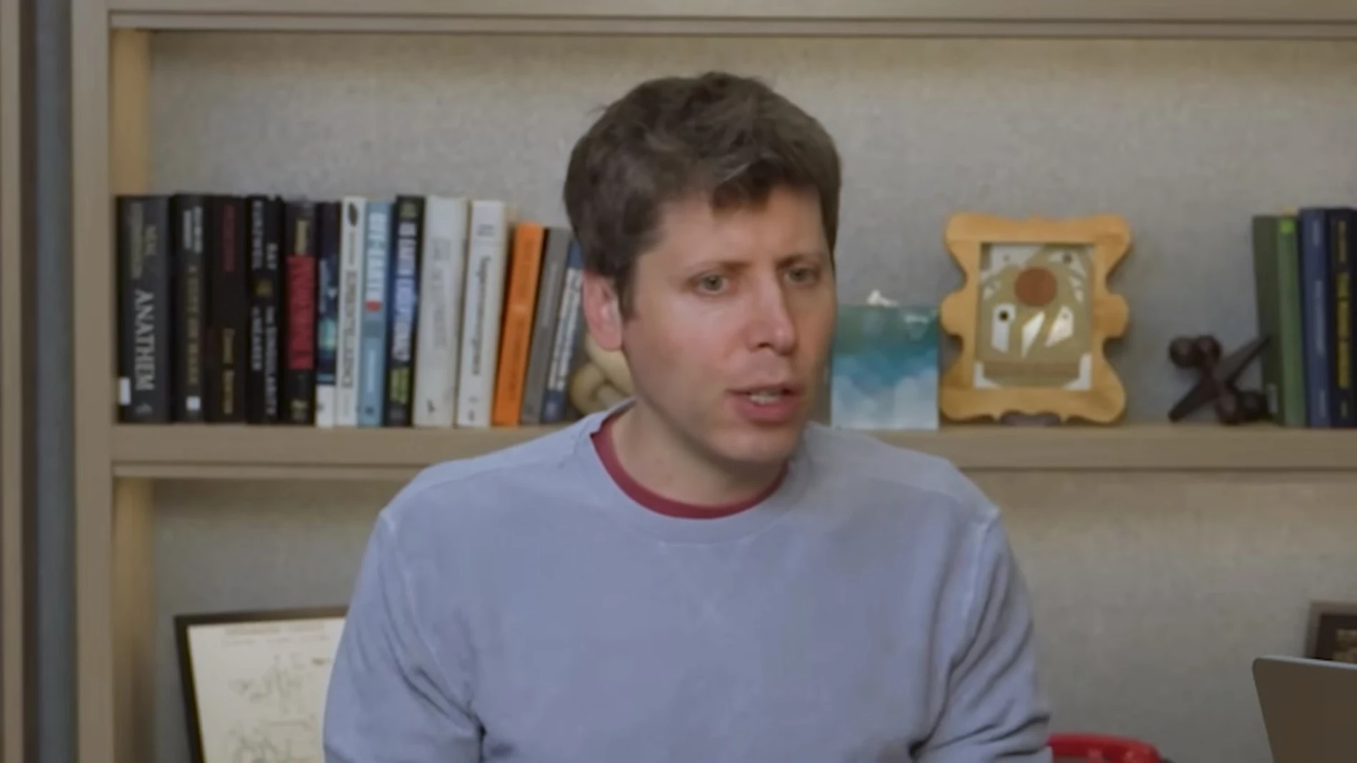 Sam Altman durante su intervención en el espacio Databricks analizando el futuro de la IA