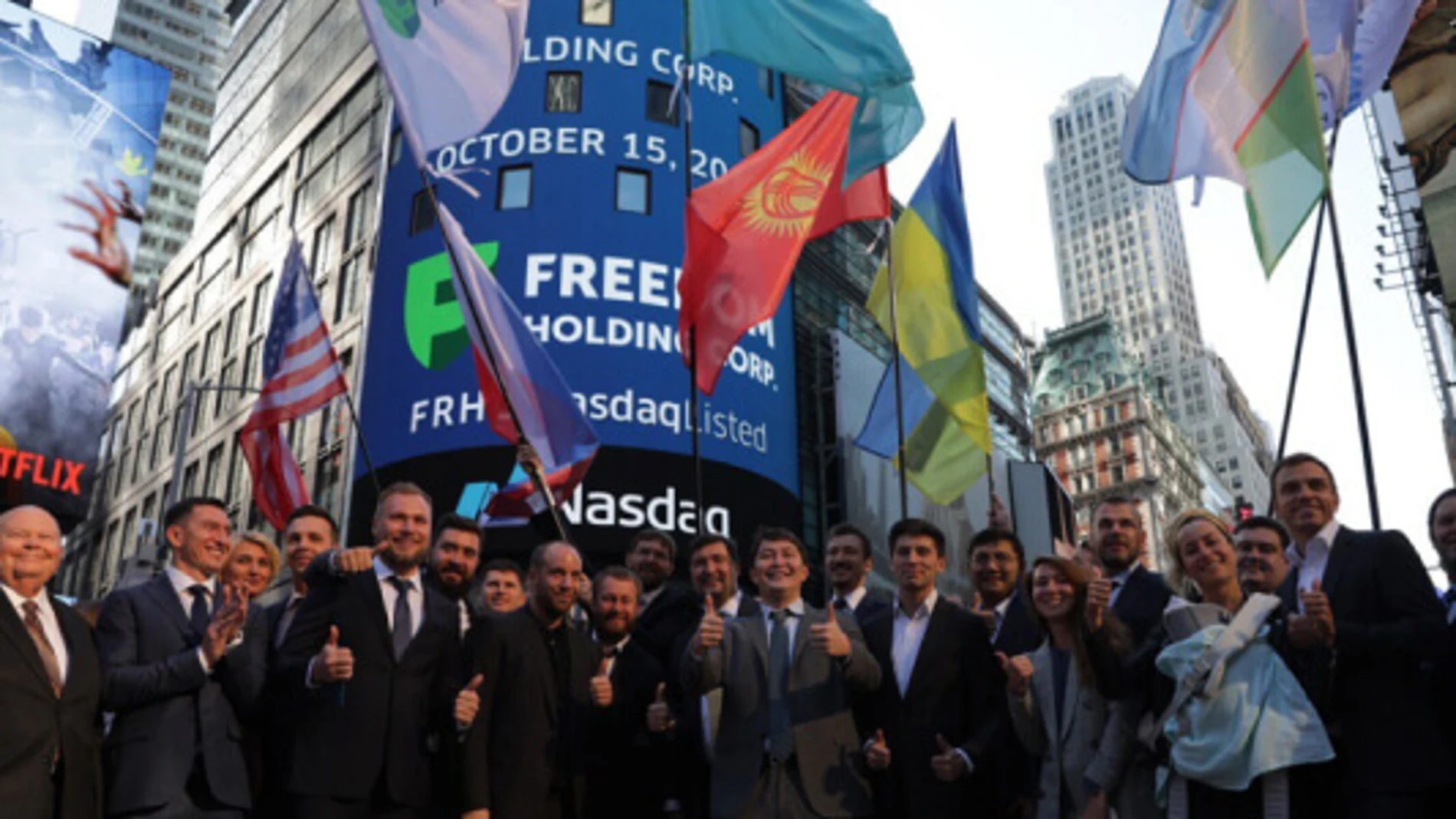 Freedom Holding Corp, matriz de Freedom24, cotiza en el índice Nasdaq