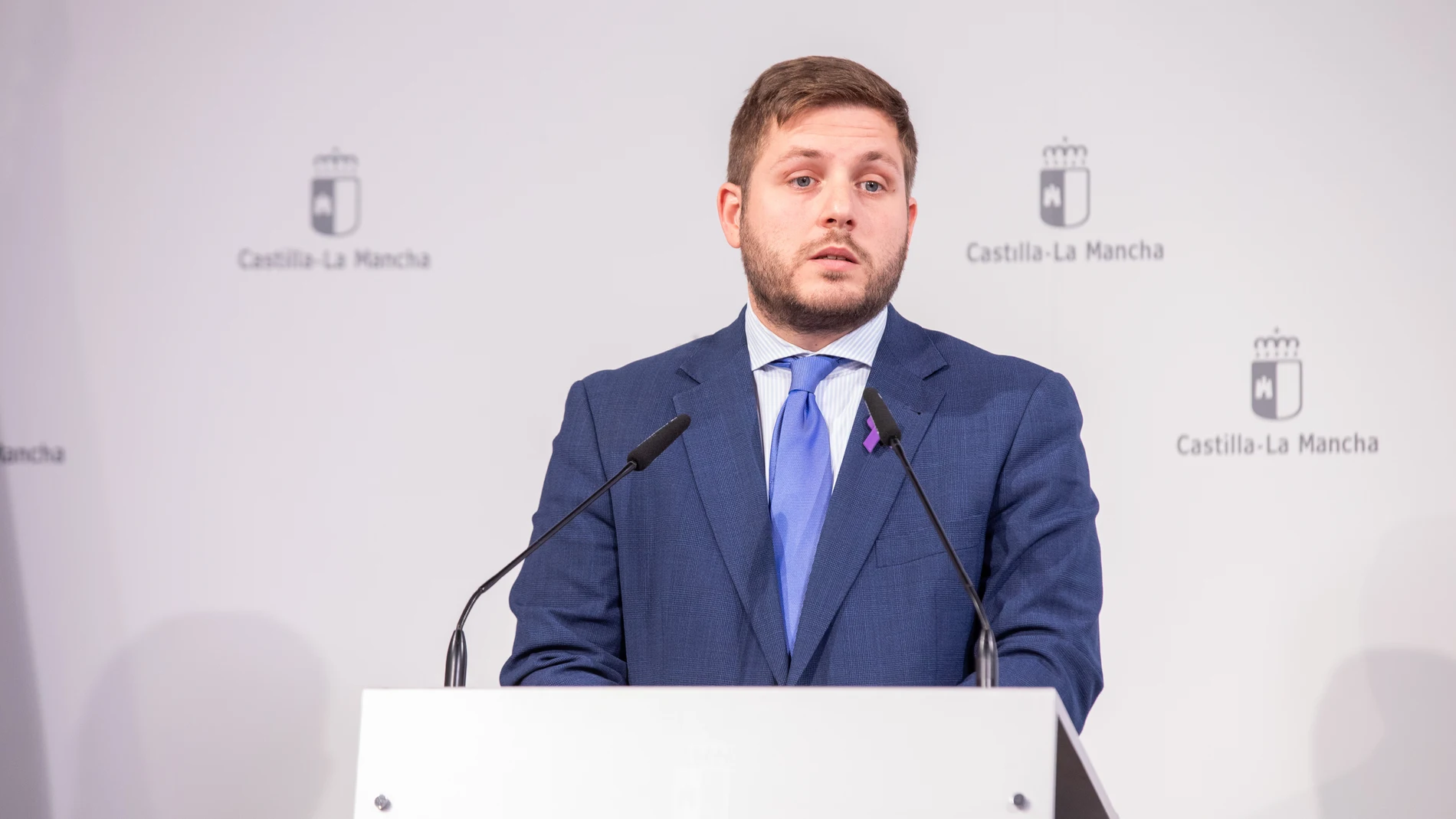 El consejero de Fomento, Nacho Hernando, en el Palacio de Fuensalida de Toledo