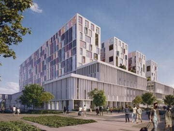 Vista artística del que será el tercer Hospital de Málaga